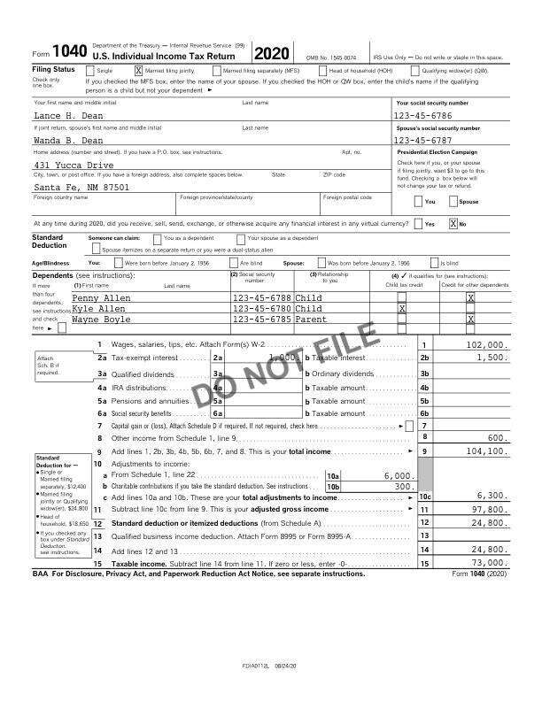 Tax Forms V1 South-Western Federal Taxation 2022 Individual Income Taxes 45th Edition by James C. Young, Annette Nellen , William A. Raabe , Mark Persellin , William H. Hoffman