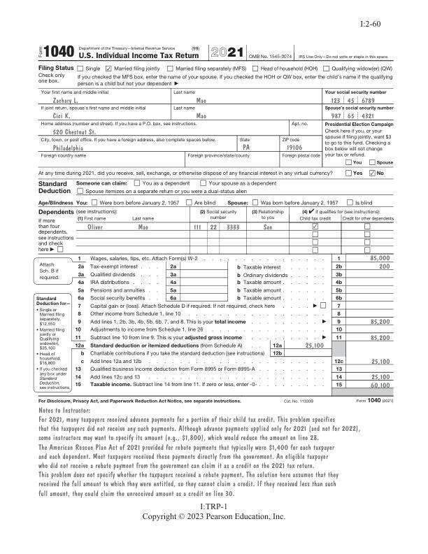 Annual Report Pearson's Federal Taxation 2023 Individuals, 36th Edition by Timothy J. Rupert, Kenneth E. Anderson, David S Hulse