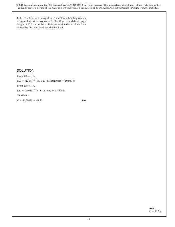 Solution Manual For Structural Analysis, 10th edition Russell Hibbeler Chapter 1-16 start