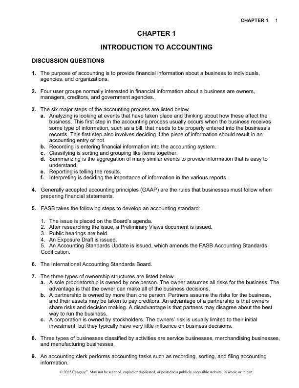 Solution Manual For College Accounting, 24th Edition by 2025 by James A. Heintz, Robert W. Parry Chapter 1-15