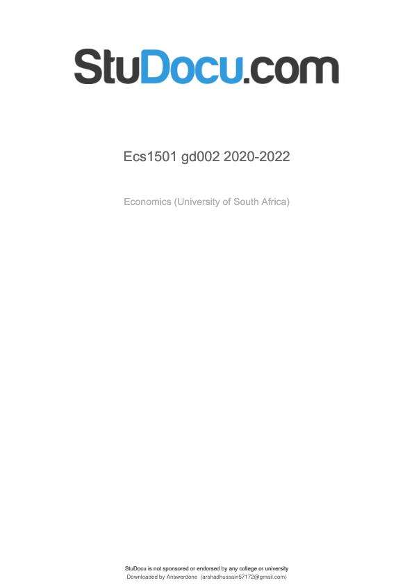 ECS1501 GD002 2020-2022