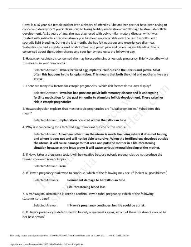 BSC 2347Module 10 Case Study