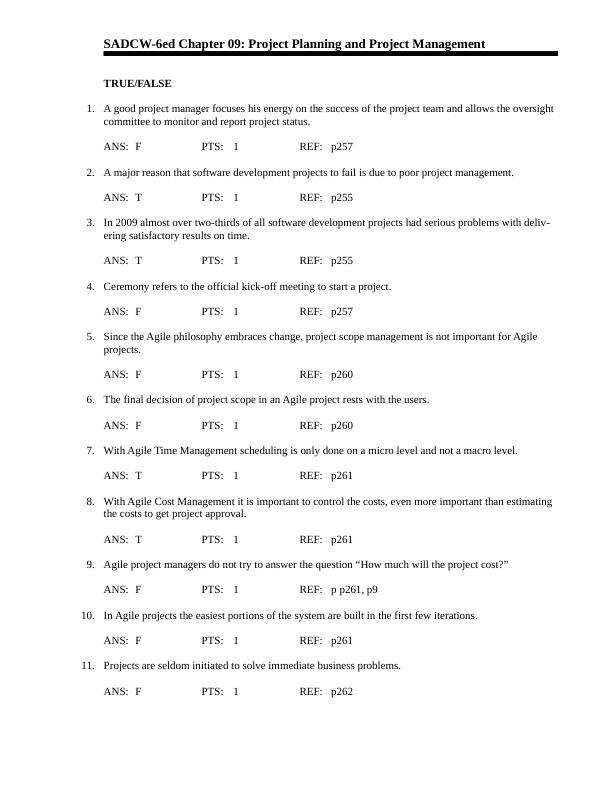 SADCW-6ed Chapter 09 Project Planning and Project Management