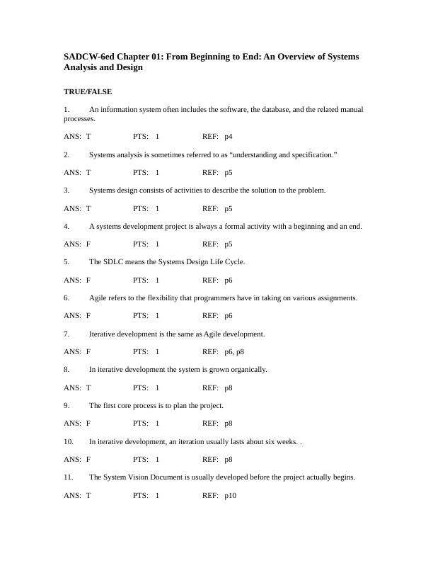 SAD full quiz dumps 1