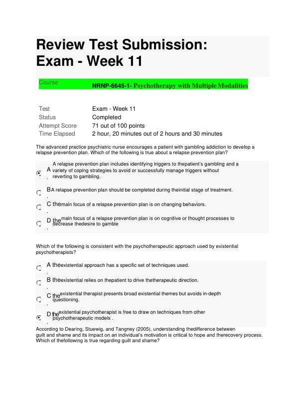 NRNP 6645 Final Exam