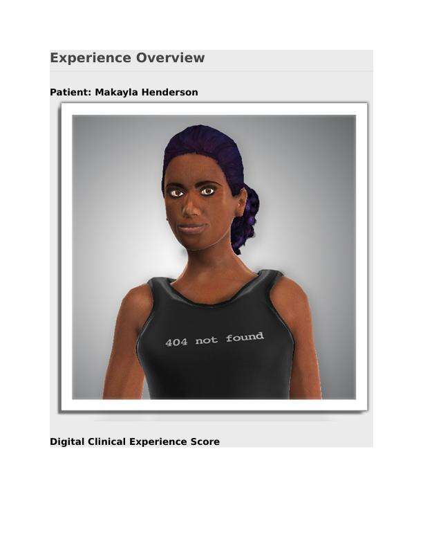 Focused Exam Community-Acquired Pneumonia  Completed  Shadow Health
