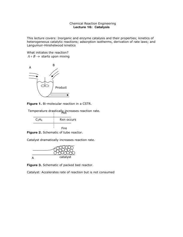 Chemical Reaction Lecture Notes-16