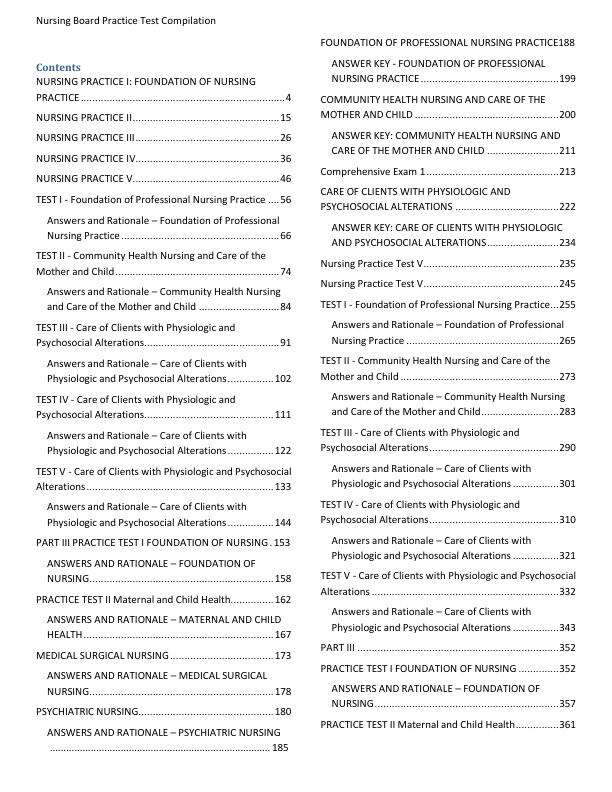 Nursing Board Exams