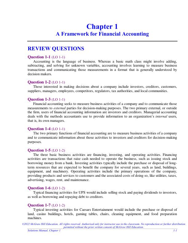 Solution Manual For Financial Accounting 6th Edition by David Spiceland, Wayne Thomas, Don Herrmann start