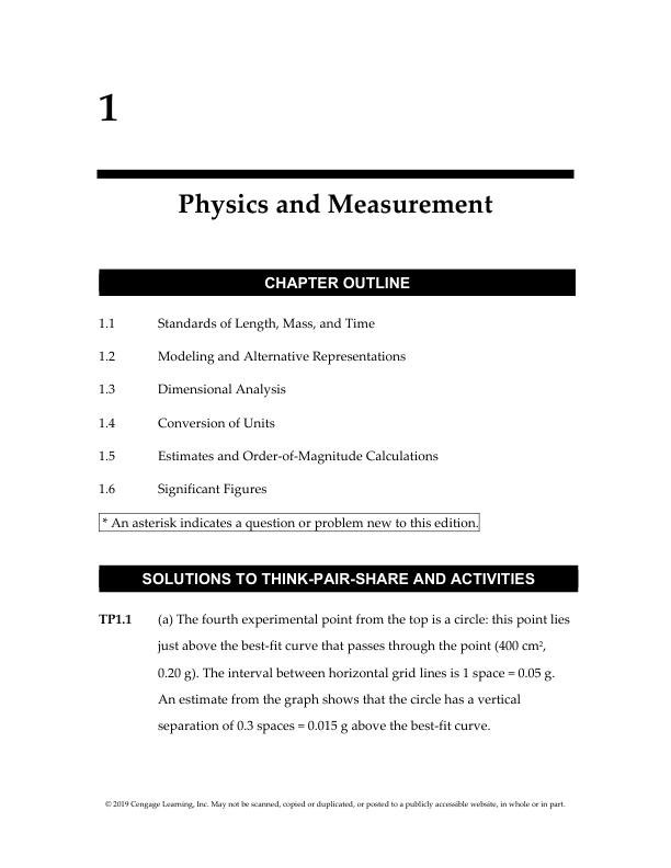 Solution Manual for Physics for Scientists and Engineers with Modern Physics 10th Edition by Raymond A. Serway, John W. Jewett