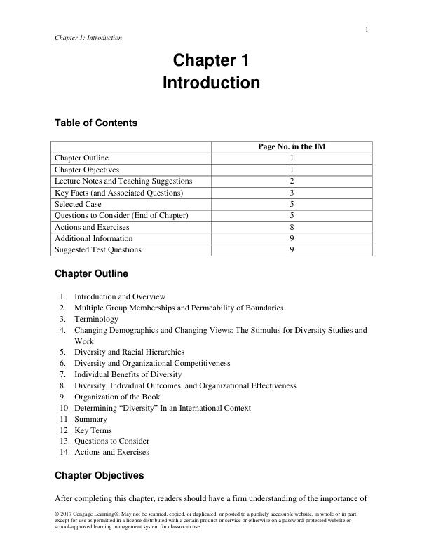 Solution Manual for Diversity in Organizations 3rd Edition by Myrtle P. Bell