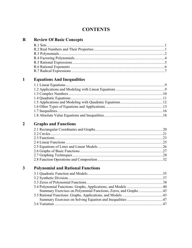 Solution Manual for College Algebra and Trigonometry 6th Edition by Margaret L. Lial, John Hornsby, David I. Schneider, Callie Daniels