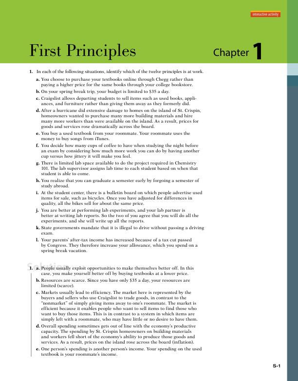 Solution Manual for Economics 5th Edition By Paul Krugman, Robin Wells