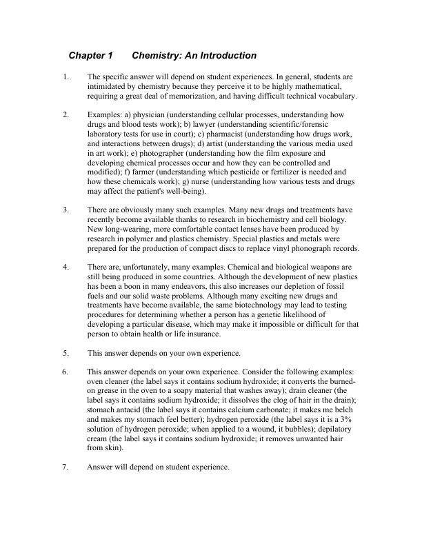 Solution Manual For World of Chemistry, Student Edition for Alabama, 1st Edition by National Geographic Chapter 1-21
