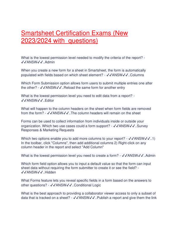Smartsheet Certification Exams5